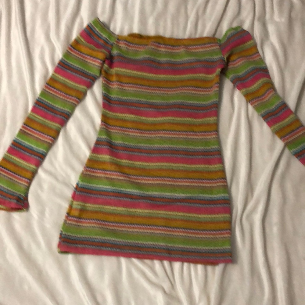 Colorful, rainbow, multicolored, disco, cute Vacay dress